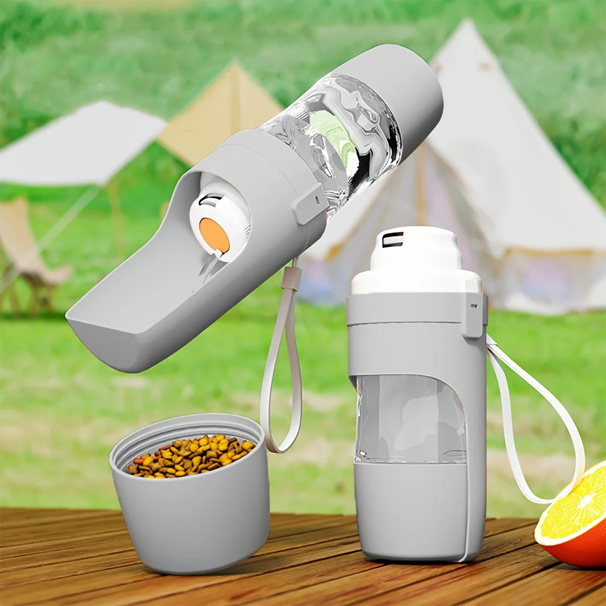 Gourde Portable pour Chien – Distributeur d'Eau Ergonomique pour Balade, Randonnée et Voyage