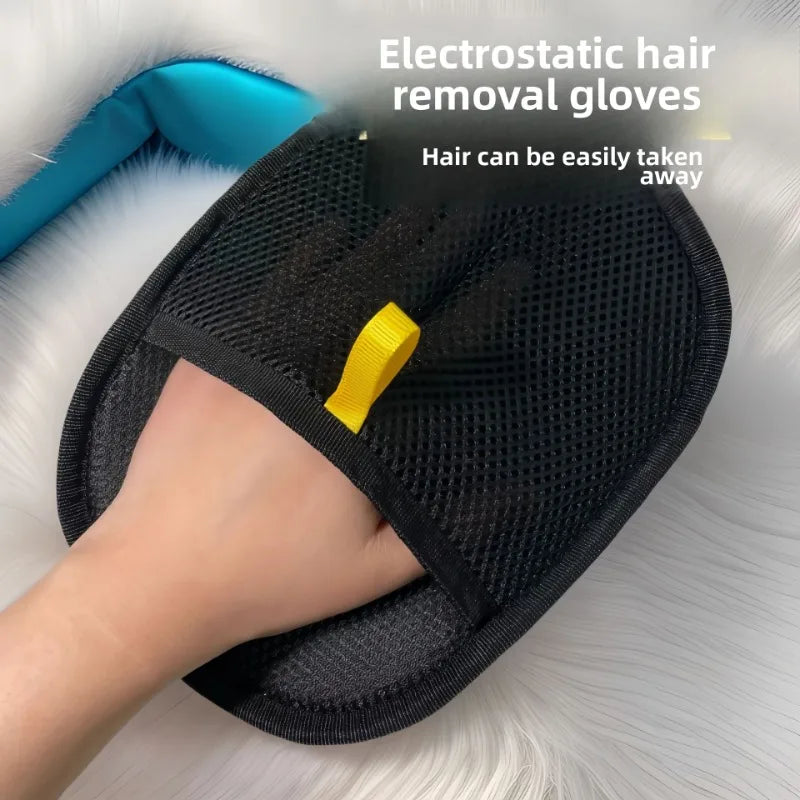 Gants Dépilateurs Efficaces pour Animaux – Brosse Douce Anti-Poils pour Chien et Chat, Nettoyage Canapé et Tapis