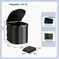 Toilette Portable de Voyage – Seau Pliable pour Voiture et Urgences Outdoor