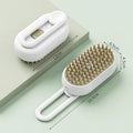 Brosse Vapeur Électrique 3-en-1 pour Chat et Chien – Spray, Massage, Démêlage – Manche Rétractable, Rechargeable USB