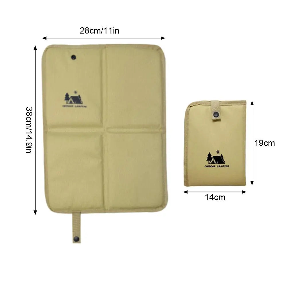 Coussin de Siège Pliable Imperméable – Anti-Glissant, Anti-Humidité, pour Camping, Randonnée, Plage et Voyage