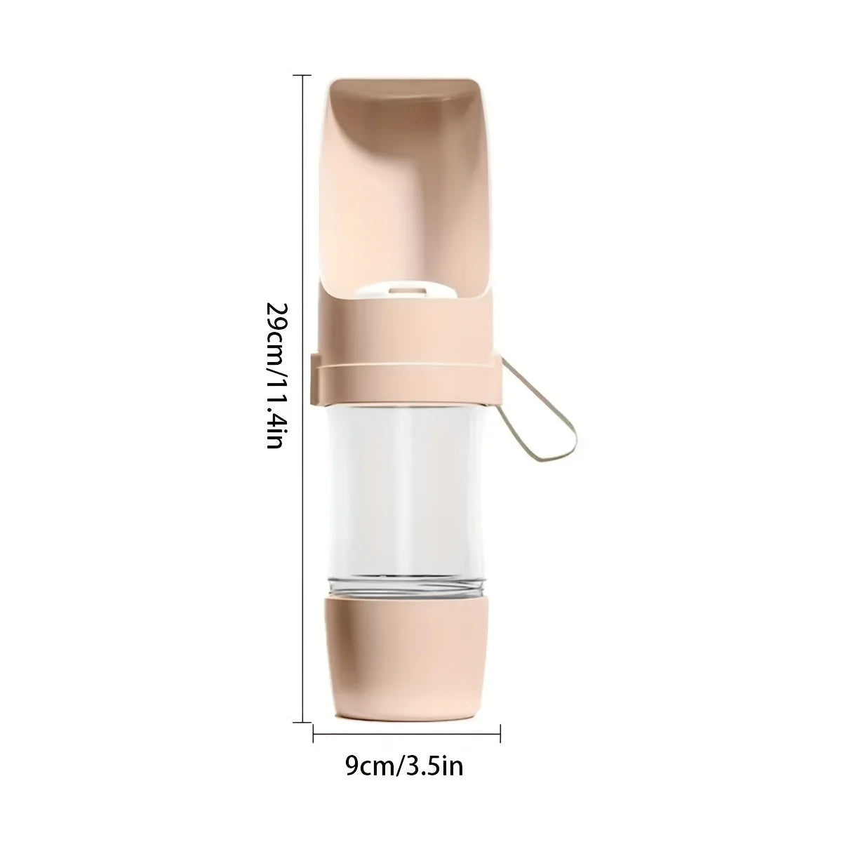 Gourde Portable pour Chien – Distributeur d'Eau Ergonomique pour Balade, Randonnée et Voyage