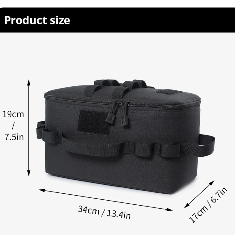 Sac de Rangement pour Bouteille de Gaz de Camping – Grande Capacité, Sac à Outils Multifonction pour Pique-Nique et Extérieur