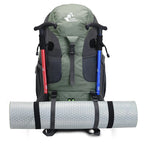 Sac à Dos Randonnée Imperméable 50L – Polyester, Multifonction, Unisexe, Trekking Camping Escalade
