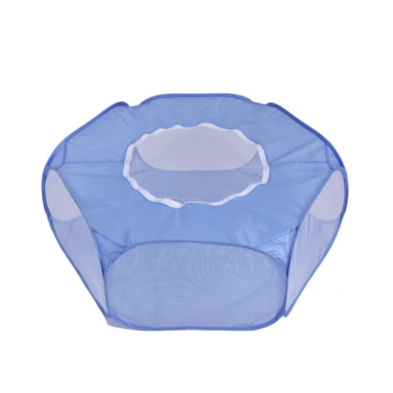 Cage Portable Transparente pour Petits Animaux – Tente Pliable pour Chien, Hamster, Lapin et Cochon d'Inde