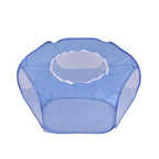 Cage Portable Transparente pour Petits Animaux – Tente Pliable pour Chien, Hamster, Lapin et Cochon d'Inde