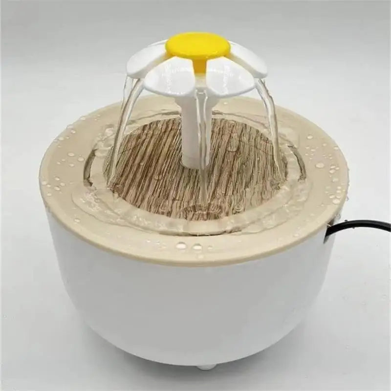 Fontaine à eau silencieuse 1,2L pour chats et animaux – Filtre automatique, USB électrique, bol distributeur à circulation continue