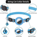 Collier Porte-AirTag pour Chat – Réfléchissant et Ajustable