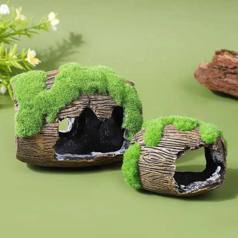 Grotte Cachette pour Aquarium – Décoration Paysagère, Abri Poisson, Ornement Résine, Accessoires Aquarium