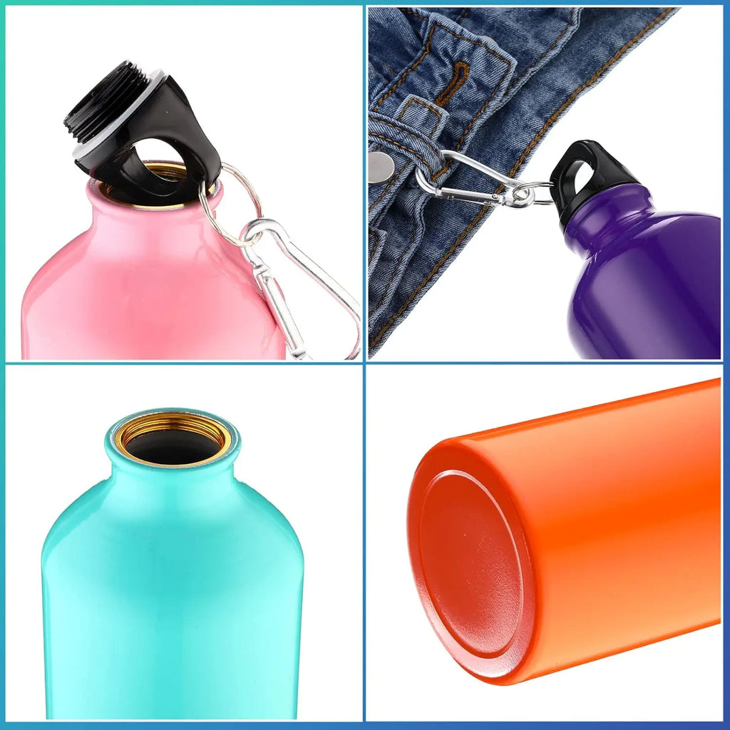 Gourde en Aluminium 500ml / 750ml – Grande Capacité, Étanche, Gym, Sport, Plein air