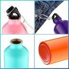 Gourde en Aluminium 500ml / 750ml – Grande Capacité, Étanche, Gym, Sport, Plein air