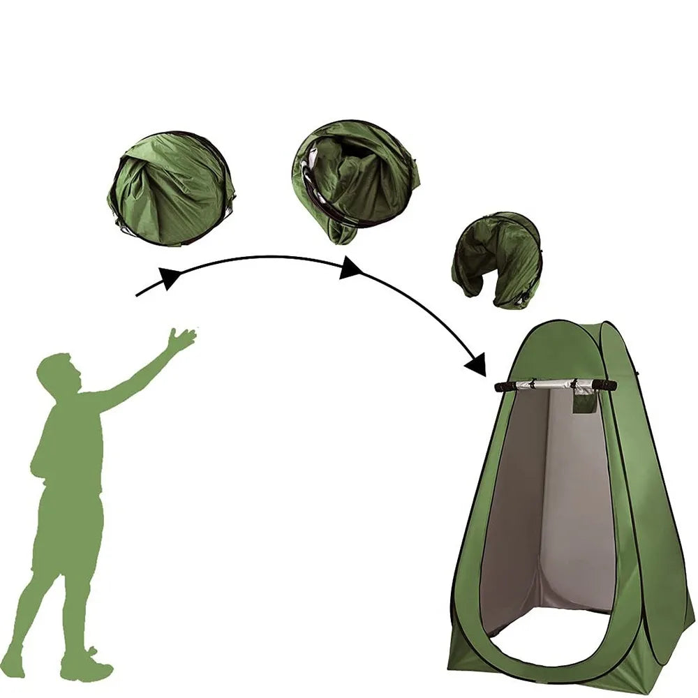Tente Toilette Pop-Up pour Camping – Cabine de Changement Portable et Privée pour Outdoor, Randonnée et Plage