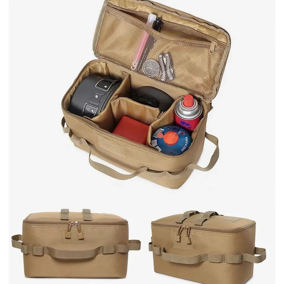 Sac de Rangement pour Bouteille de Gaz de Camping – Grande Capacité, Sac à Outils pour Piquets et Kit Pique-Nique