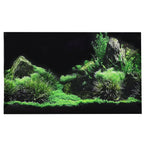 Sticker Fond d'Aquarium PVC – Décor Fond Marin, Herbes Aquatiques, Peinture Sous-Marine pour Bac à Poissons