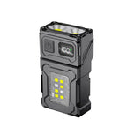 Lampe de Poche COB LED Rechargeable 8 Modes – Rotation 180°, Mini EDC Imperméable IPX45, Idéale Réparation Auto et Urgences