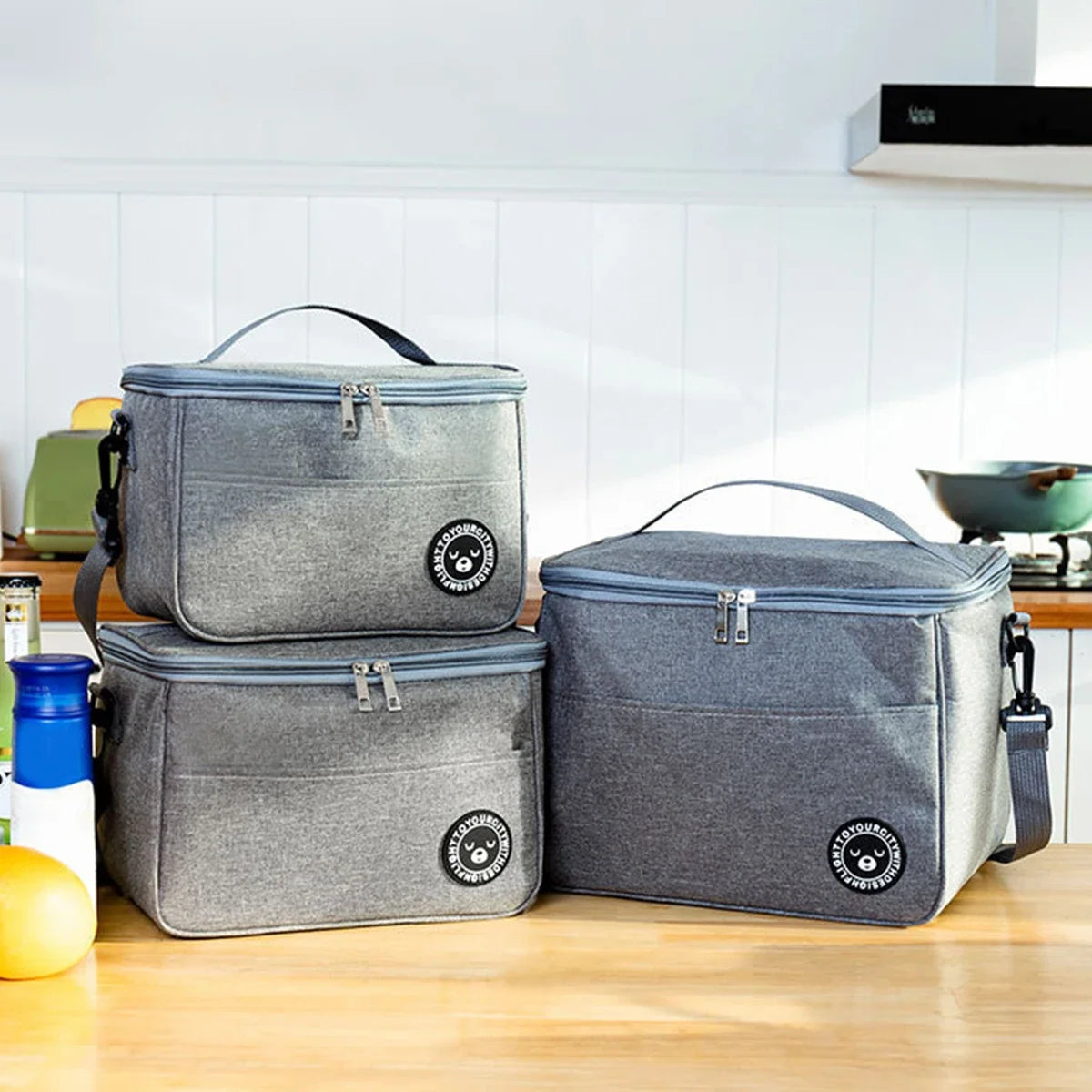 Sac Repas Isotherme Grande Capacité – Poignée & Bandoulière, Imperméable, Multifonction