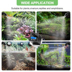 Humidificateur pour Reptiles – Système de Brumisation Automatique avec Minuterie et Buses Rotatives 360° pour Terrarium
