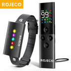ROJECO Collier de Dressage pour Chien avec Télécommande 500m – IP67 Imperméable, Collier Électrique Anti-Aboiement