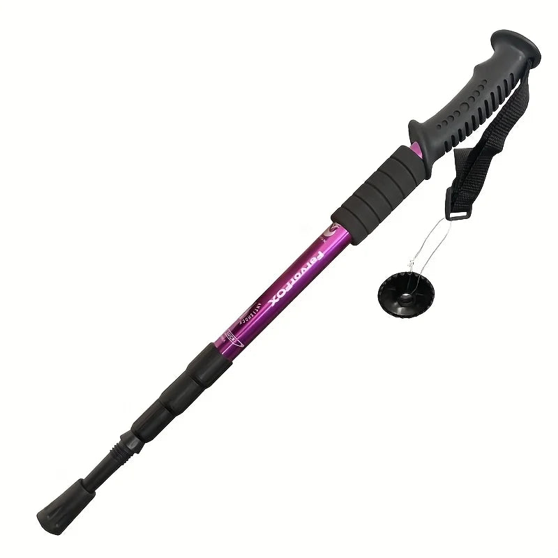 Bâton de Randonnée Léger Réglable 4 Hauteurs – Poignée Antidérapante – Indispensable pour le Trekking