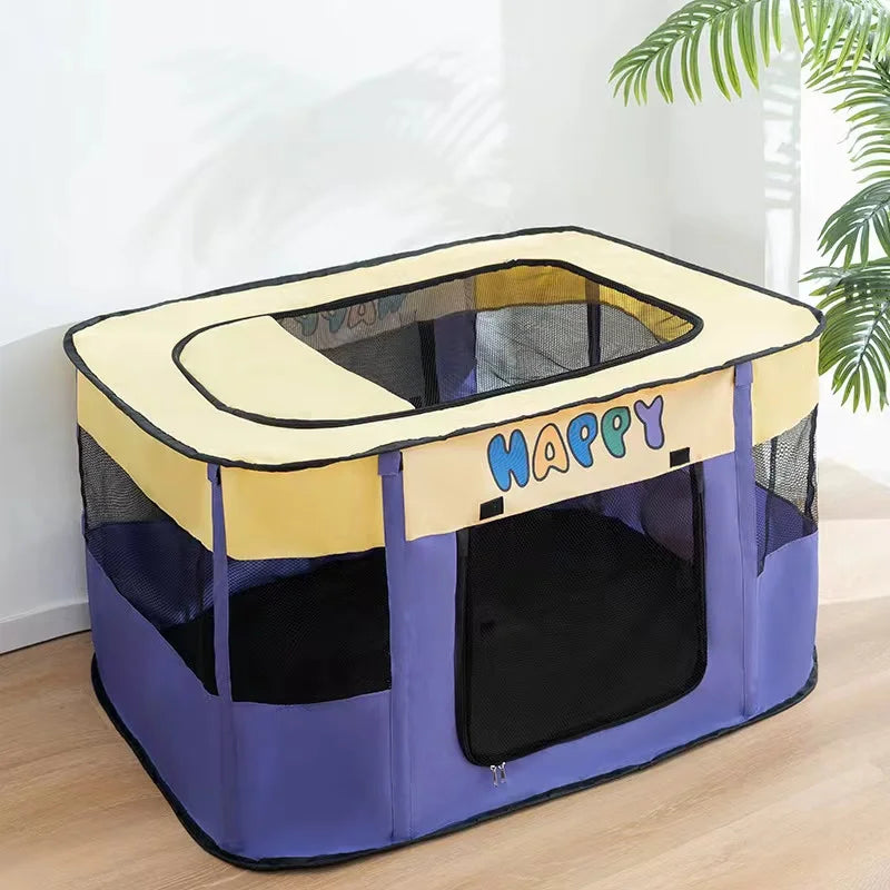 Maison pour Chat Pliable – Tente Cosy pour Chaton, Chien et Chat avec Coussin – Niche d'Accouchement et Lit Confortable