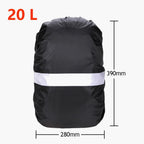 Housse de pluie pour sac à dos 20L 30L 40L 50L 60L – Imperméable, tactique, pour camping, randonnée, escalade