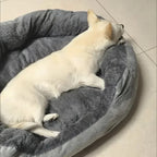 Panier Sofa Ultra Doux pour Chien et Chat – Coussin Respirant en Coton pour Moyens et Grands Chiens