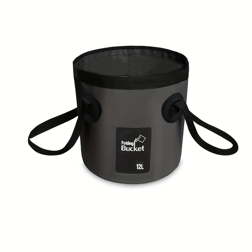 Seau Pliable Ultra-Léger 12L – Camping, Randonnée, Pêche, Lavage – Compact et Polyvalent