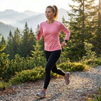 T-shirts à manches longues pour femmes pour entrainement fitness et course à pied