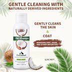 Shampooing à la Noix de Coco pour Animaux – Nettoyage Profond, Déodorant, Doux & Sûr pour Chiens et Chats