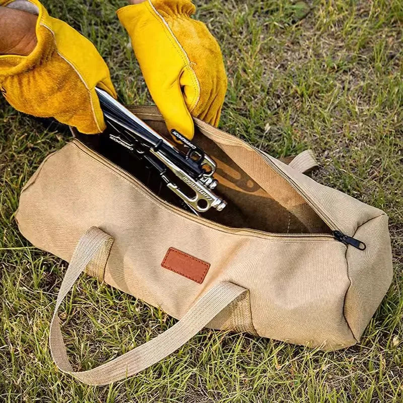 Sac de Rangement Cylindrique pour Piquets de Tente – Oxford 900D, Portable, Camping Outdoor