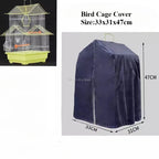 Housse de Cage à Oiseaux Respirante Anti-Éclaboussures – Pare-Soleil pour Perroquet, Protection Cage