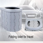 Toilette Portable de Voyage – Seau Pliable pour Voiture et Urgences Outdoor