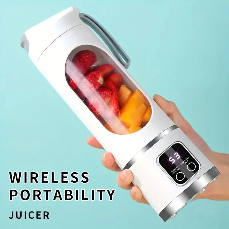 Mixeur Portable Rechargeable USB – Blender À Main pour Smoothies, Milkshakes et Jus de Fruits