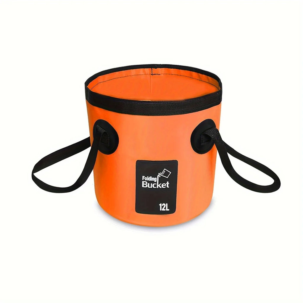 Seau Pliable Ultra-Léger 12L – Camping, Randonnée, Pêche, Lavage – Compact et Polyvalent