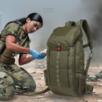 Sac à Dos Médical Tactique 40L Imperméable – Trousse de Secours Randonnée, Camping, Chasse