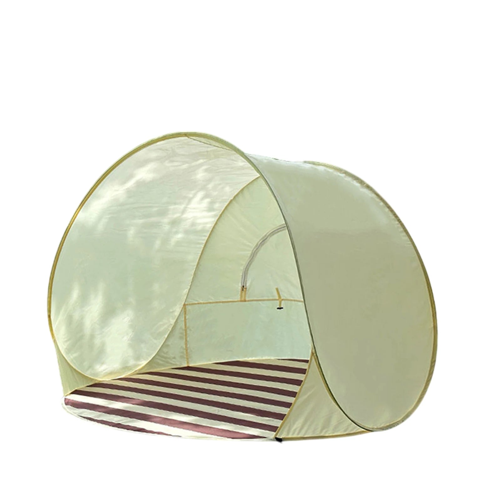Tente de Plage Pop-Up Portable – Ouverture Instantanée, Grand Espace, Pare-Soleil Camping & Jardin