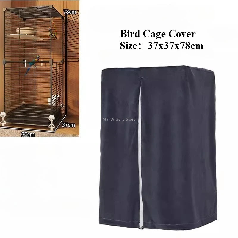 Housse de Cage à Oiseaux Respirante Anti-Éclaboussures – Pare-Soleil pour Perroquet, Protection Cage