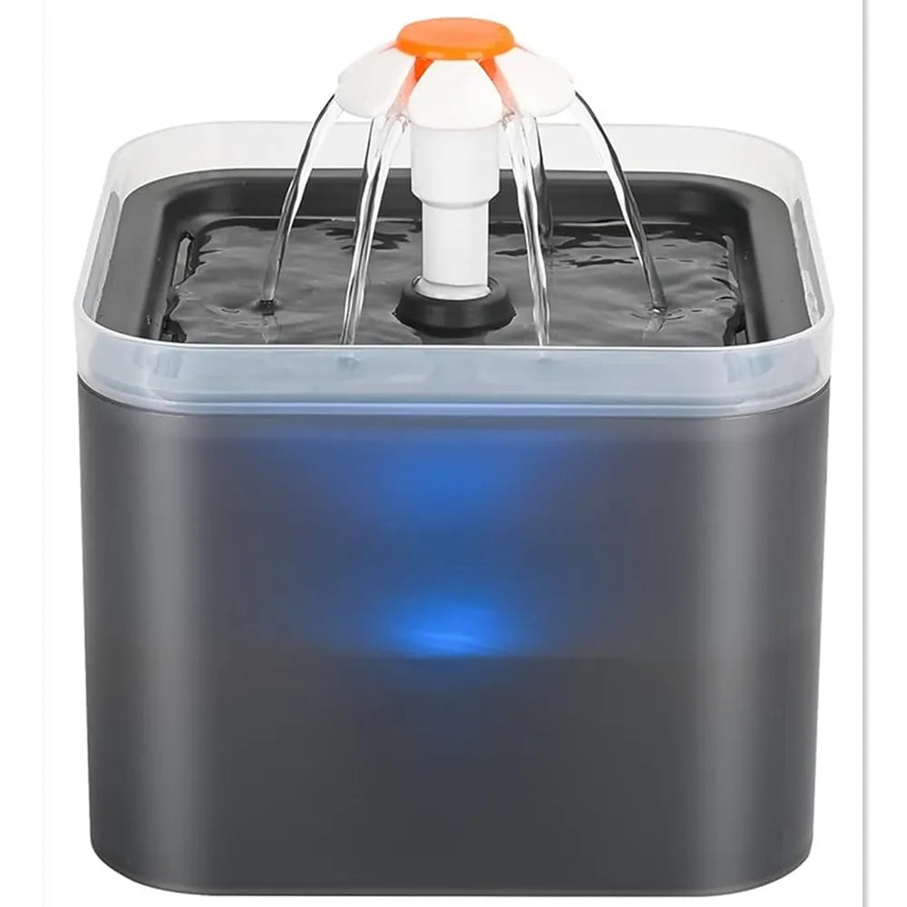 Fontaine à Eau LED pour Chat 2L – Ultra Silencieuse