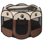 Tente Pliable pour Animaux – Cage Octogonale, Parc Extérieur, Abri pour Chien et Chat