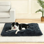 Lit Sofa Doux en Peluche Longue pour Chien et Chat – Coussin Confortable, Corbeille Animaux