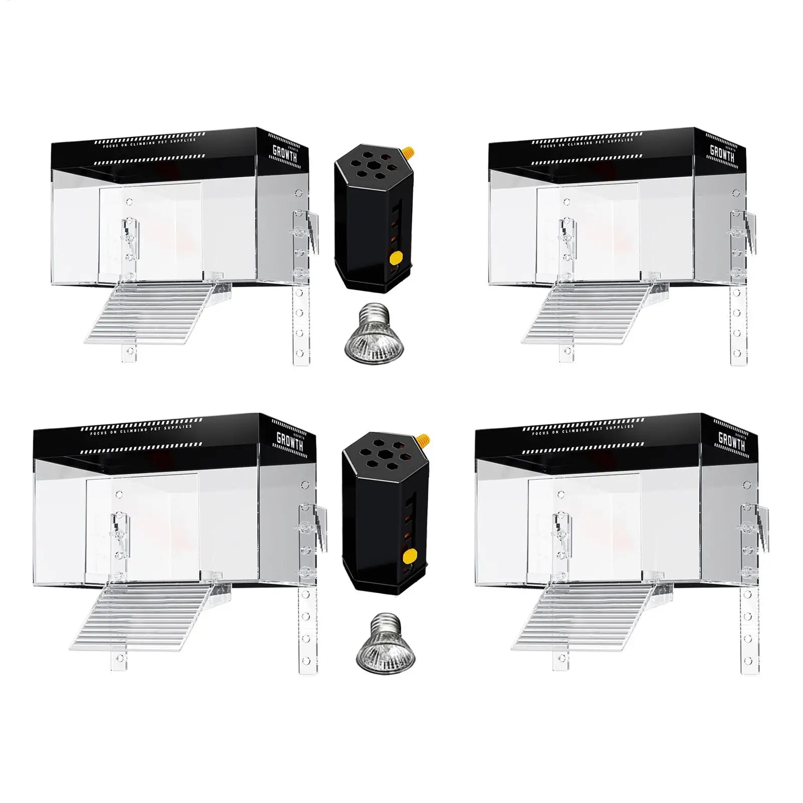 Zone de Bain de Soleil pour Tortue avec Rampe – Plateforme sur Aquarium, Repos Reptile, Habitat Tortue