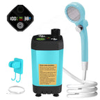 Pompe Douche de Camping Portable 6000mAh – Kit Douche Outdoor avec Écran Digital Intelligent