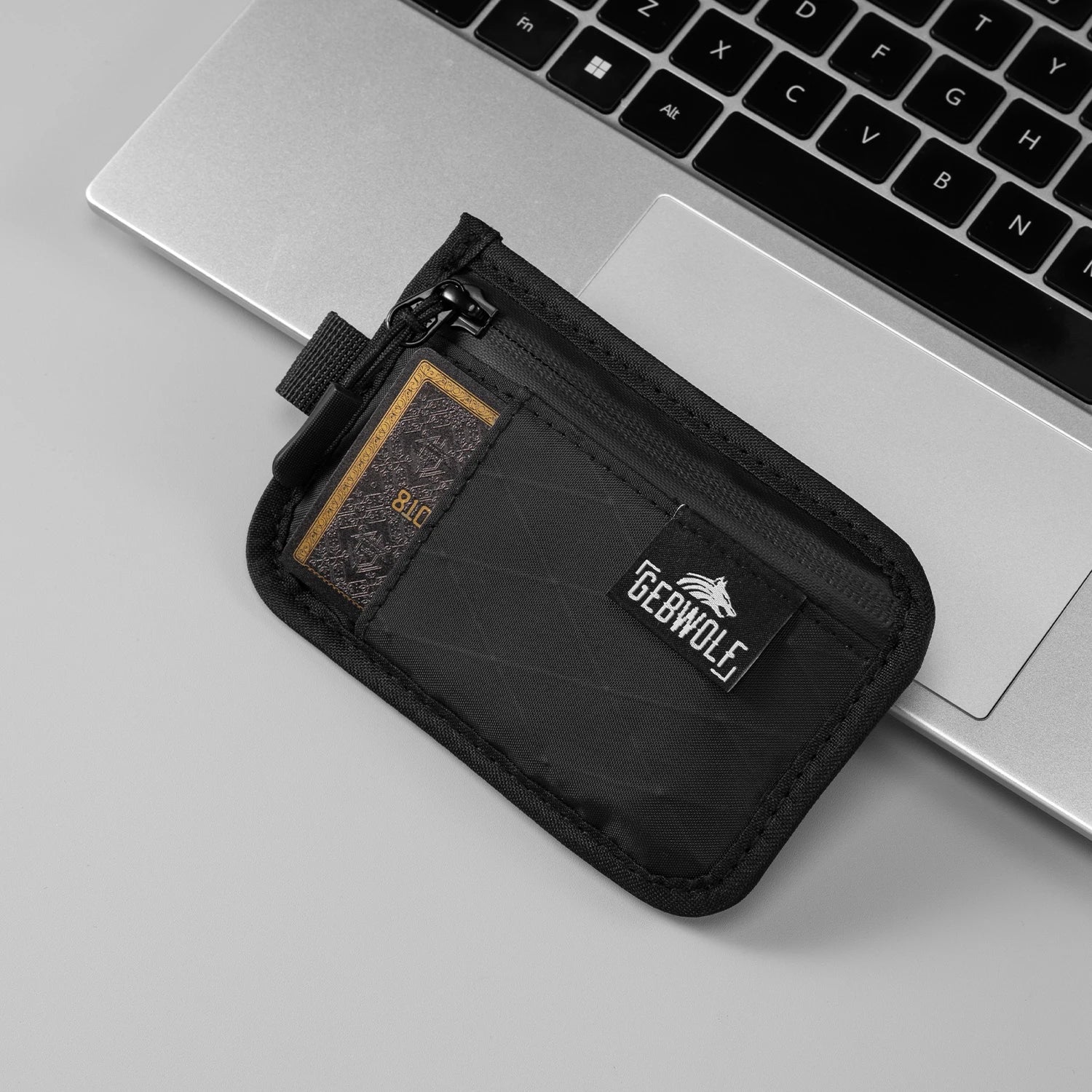 Porte-Monnaie Multifonction Anti-RFID – Léger, Organiseur Cartes, Espèces, Clés & Écouteurs
