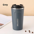 Mug Thermos Isotherme en Inox 380/510 ml – Tasse de Voyage pour Café, Sports Outdoor, Chaud & Froid