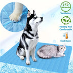 Tapis Rafraîchissant pour Chien – Lit Frais Respirant pour Petits et Grands Chiens, Idéal pour l'Été