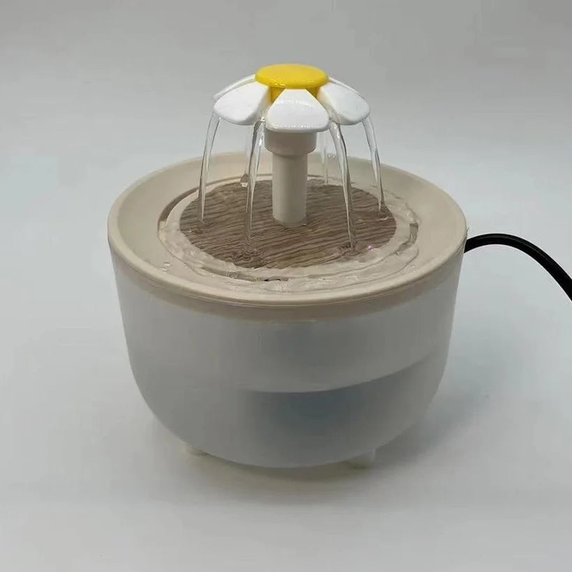 Fontaine à eau silencieuse 1,2L pour chats et animaux – Filtre automatique, USB électrique, bol distributeur à circulation continue