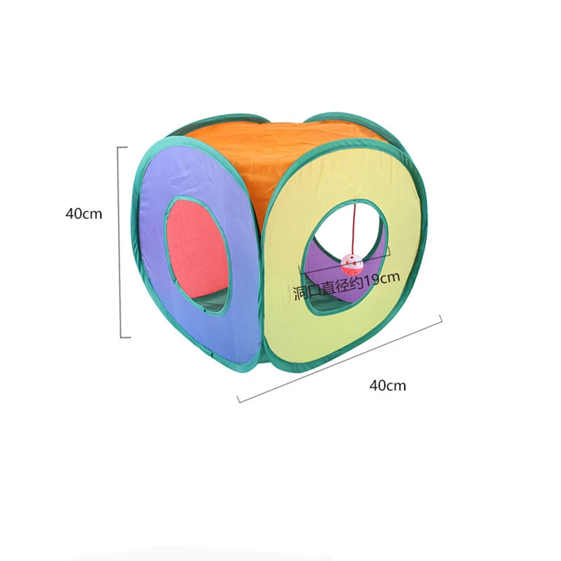 Jouets pour Chats – Tunnel de Jeu, Balles, Souris et Poisson Simulation
