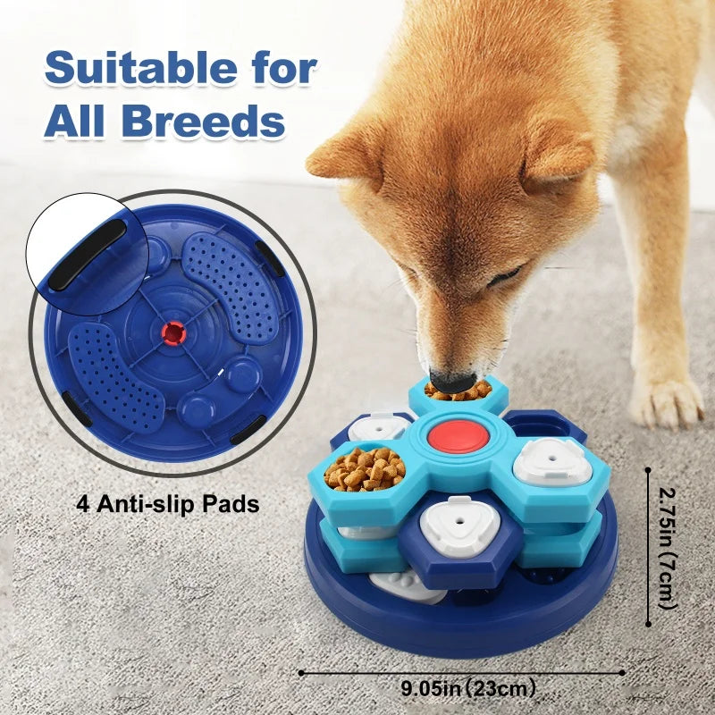 Jouet Puzzle Alimentaire pour Chien – Gamelle Anti-Ennui à Étages