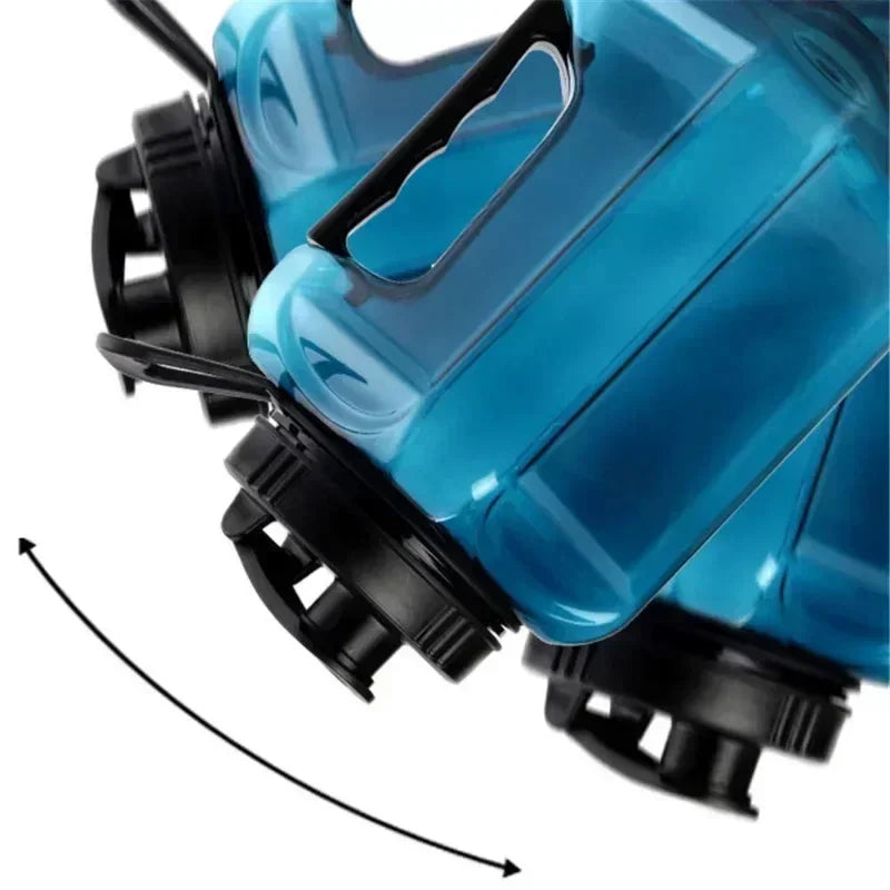 Gourde Sport 2,4L Grande Capacité Sans BPA avec Poignée – Gym, Vélo, Camping, Randonnée