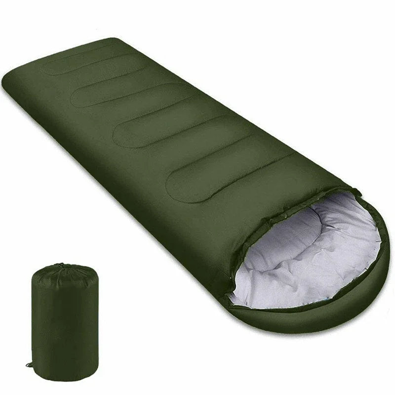 Sac de Couchage de Camping Ultraléger Imperméable 4 Saisons Chaud Enveloppe pour Randonnée et Voyage en Plein Air